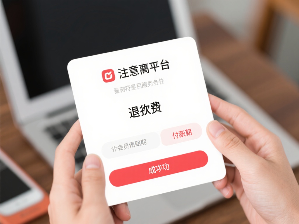 需要注意的是，退费是否成功取决于你是否符合平台的退