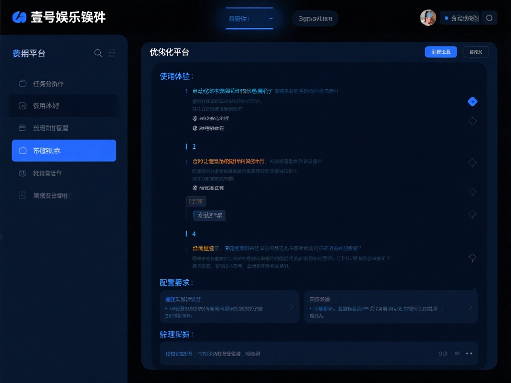 壹号娱乐脚本怎么用的配置要求解析 (壹号娱乐脚本使用方法与配置要求的详细解析) 壹号娱乐脚本主要用于自动化操作,优化娱乐平台的使用